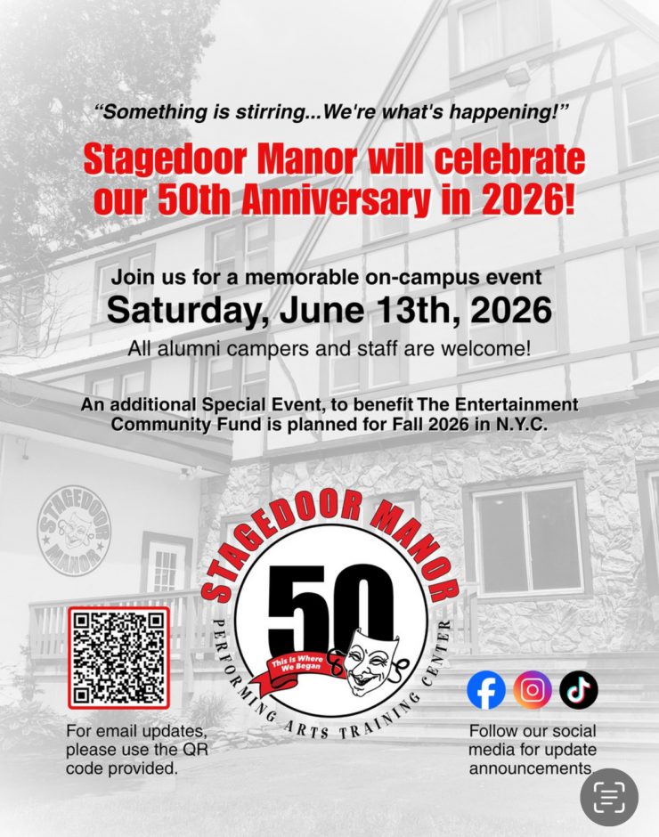 Stagedoor Manor 50 Announcement
